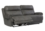 Austere Gray 2-Seat Manual Recliner Sofa (Oversized)