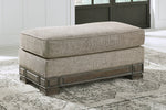 Einsgrove Sandstone Fabric Ottoman