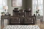 Game Zone Bark Power Recliner Loveseat