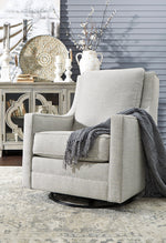 Kambria Frost Swivel Glider Accent Chair