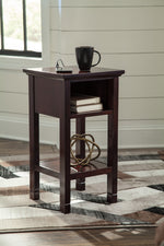 Marnville Reddish Brown Wood Accent Table