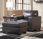 Morelos Gray Leather Chair