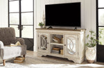 Realyn Two-Tone Wood Large TV Stand