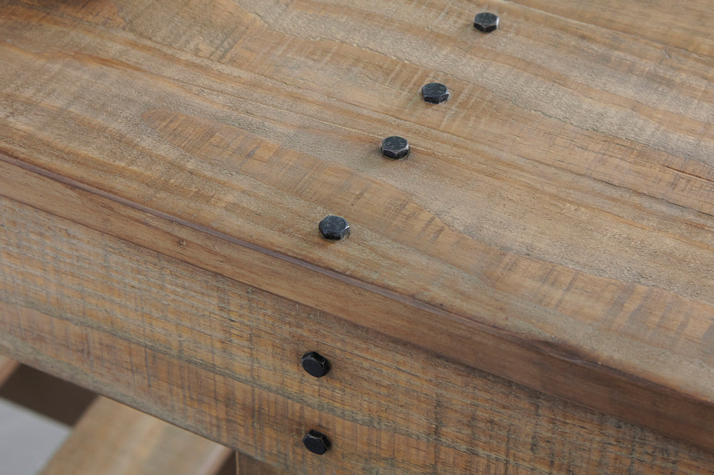 Susandeer Brown Wood Console Sofa Table Aetna Stores