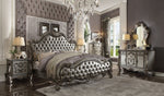 Versailles II Silver/Antique Platinum Queen Bed (Oversized)