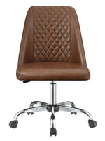 Wisdom Brown Leatherette Adjustable Office Chair