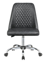 Wisdom Grey Leatherette Adjustable Office Chair