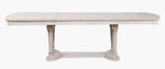 Wynsor Antique Champagne Wood Dining Table with Trestle Base