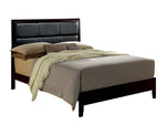 Janine Espresso Wood Cal King Bed (Oversized)