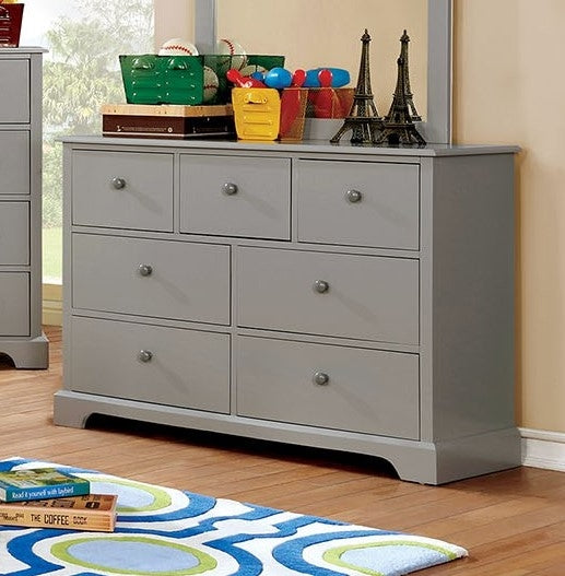 Diane Gray Solid Wood Dresser