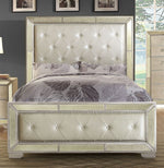 Loraine Champagne Cal King Bed (Oversized)