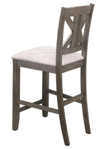 Athens 2 Light Tan/Barn Grey Wood Counter Height Chairs