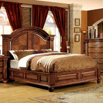 Bellagrand Antique Oak King Bed (Oversized)