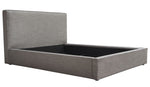 Cloud Grey Fabric Upholstered Queen Bed