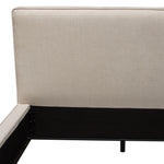 Cloud Sand Fabric Upholstered King Bed