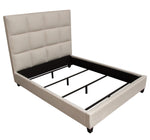 Devon Sand Fabric Upholstered King Bed