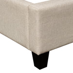 Devon Sand Fabric Upholstered King Bed