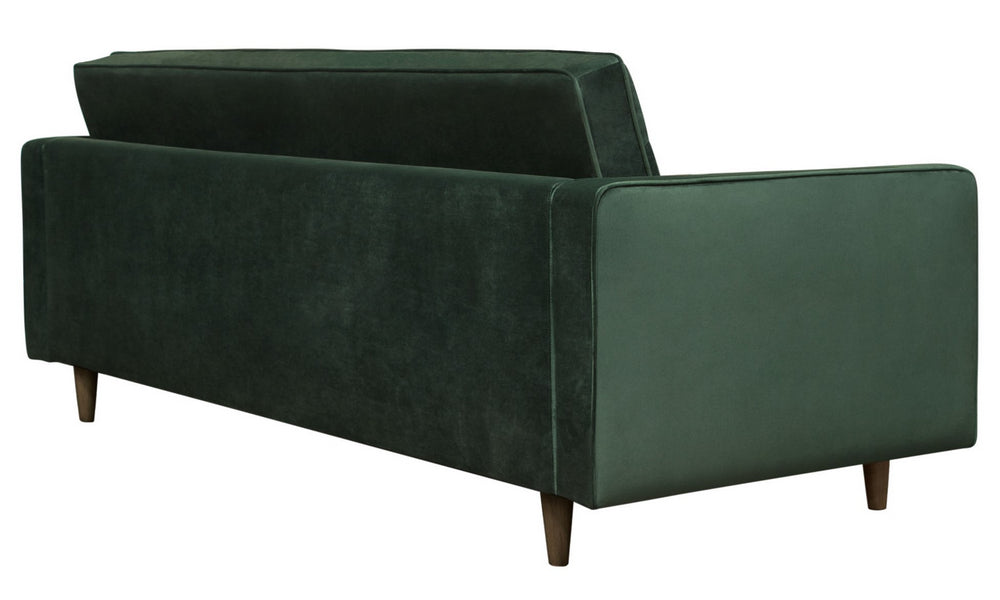 Juniper Hunter Green Velvet Tufted Sofa