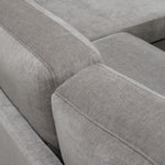 Kelsey Grey Fabric Reversible Sectional (Oversized)