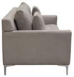 Seattle Grey Fabric Loveseat