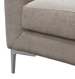 Seattle Grey Fabric Loveseat