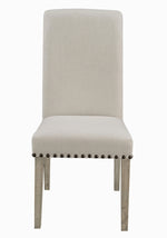 Sorrel 2 Beige Linen-Like Fabric/Pine Wood Side Chairs