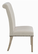 Sorrel 2 Beige Linen-Like Fabric/Pine Wood Side Chairs