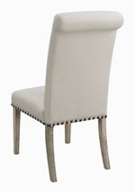 Sorrel 2 Beige Linen-Like Fabric/Pine Wood Side Chairs