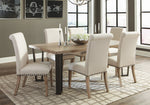 Sorrel 2 Beige Linen-Like Fabric/Pine Wood Side Chairs