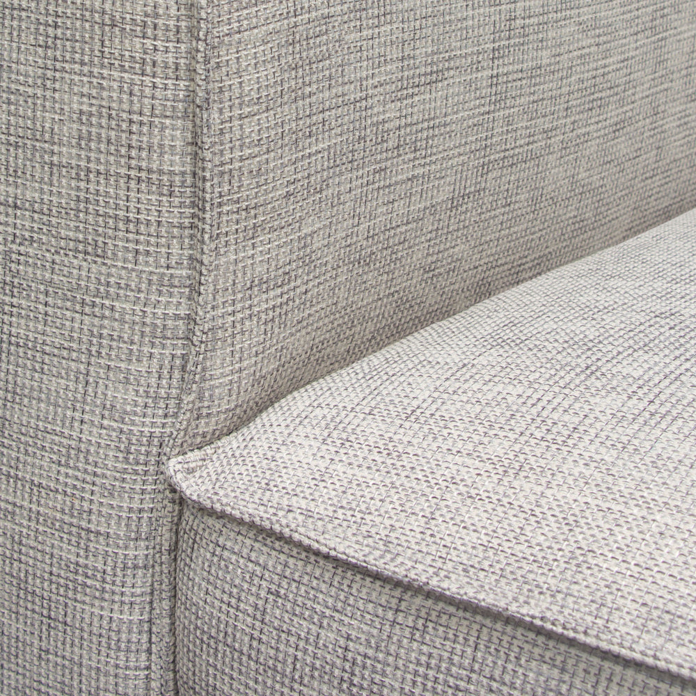Vice Barley Fabric Modular Sectional Sofa with Ottoman