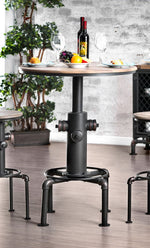 Foskey Antique Black/Natural Tone Bar Table