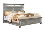 Salamanca Silver Wood King Bed (Oversized)