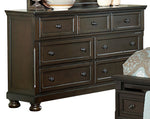 Begonia Gray Wood Dresser with Hidden Drawer