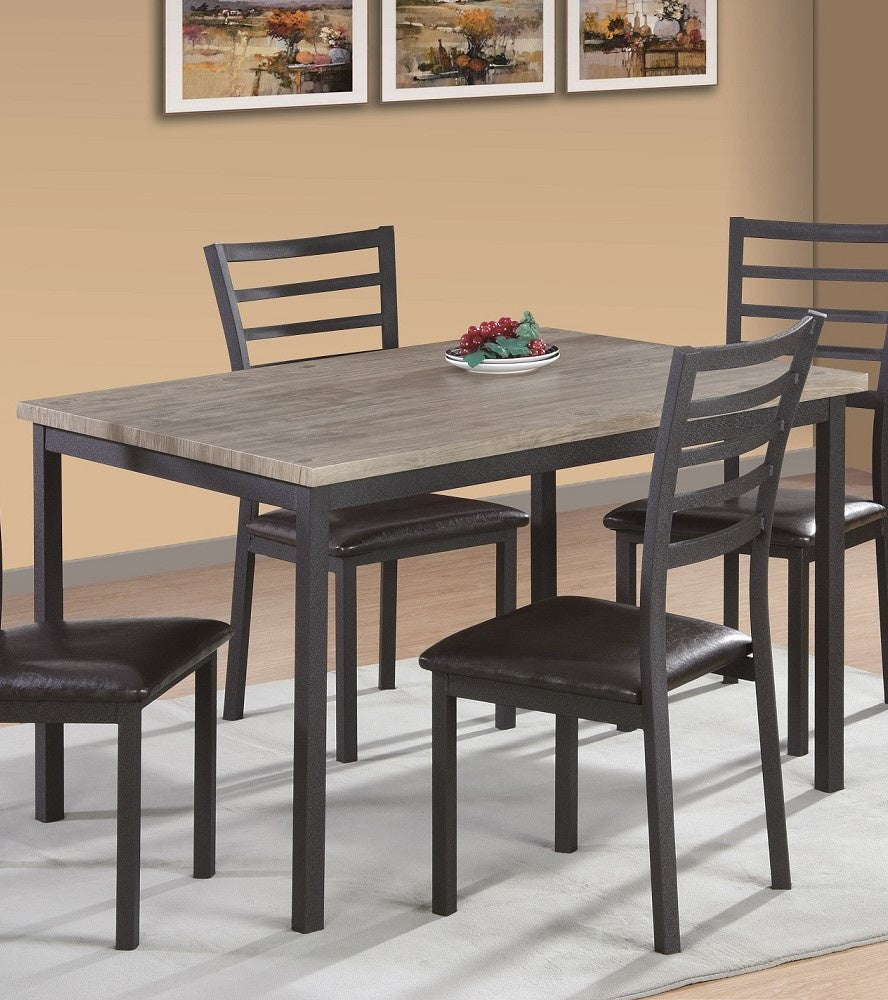 Terrassa Gray Wood/Metal Dining Table