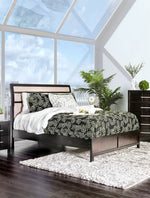 Berenice Espresso Cal King Bed (Oversized)