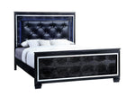 Bellanova Black Cal King Bed (Oversized)