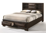 Merveille Espresso Wood Queen Bed with Storage