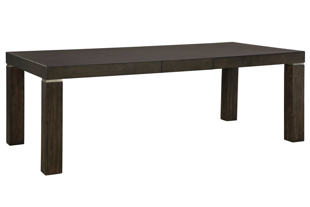 Hyndell Dark Brown Extendable Dining Table