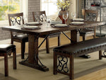 Paulina Rustic Walnut Rectangular Dining Table