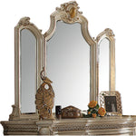 Picardy Antique Pearl Wood Frame/Glass Mirror