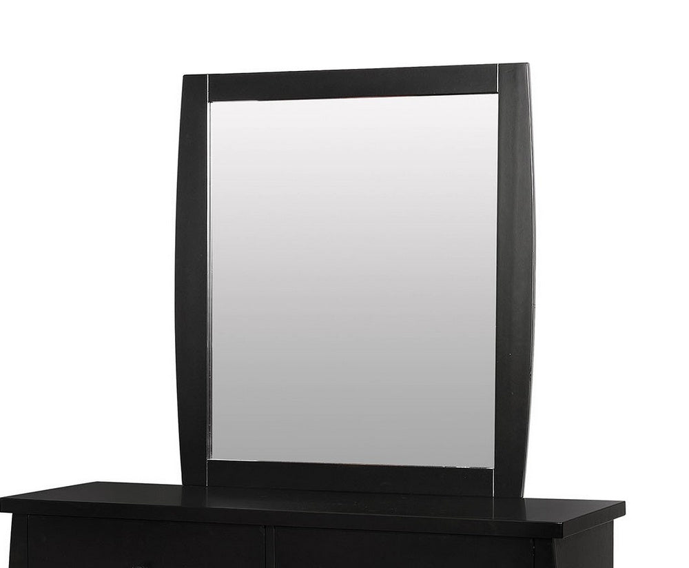 Marlee Black Wood Frame Mirror