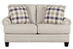 Meggett Linen Fabric Loveseat