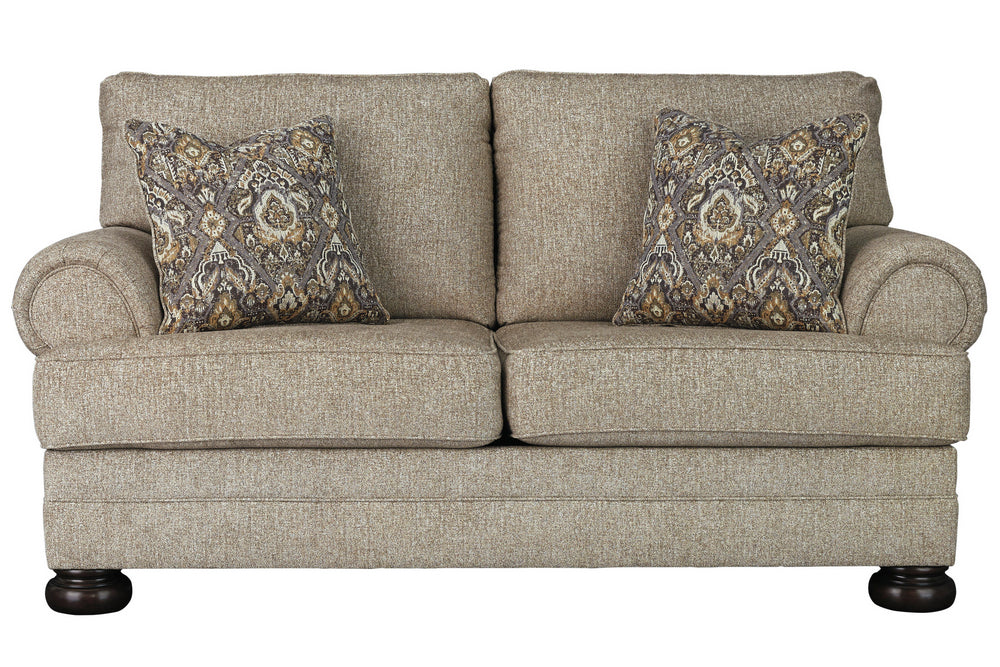 Kananwood Oatmeal Fabric Loveseat