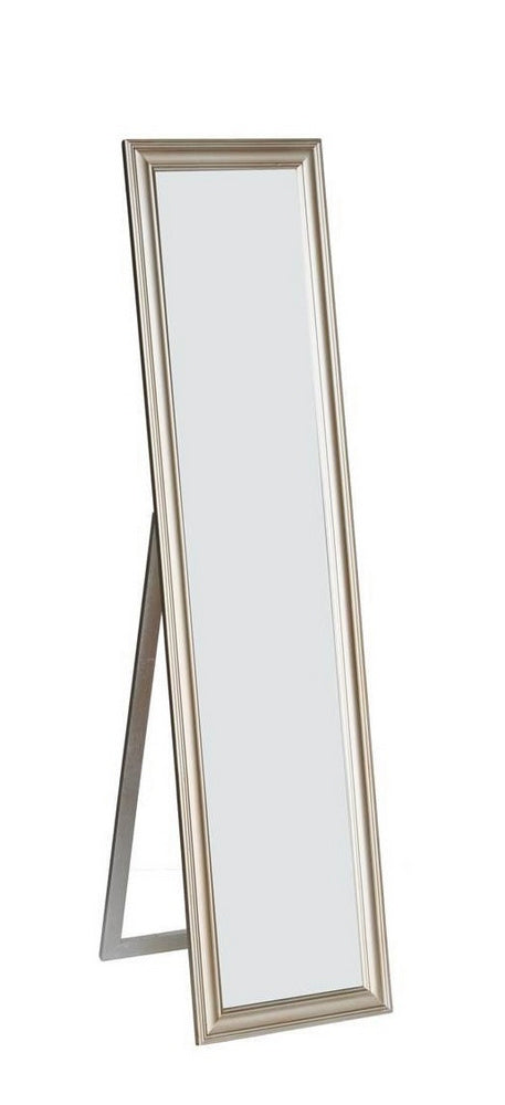 Elisabetta Gold Wood Floor Mirror