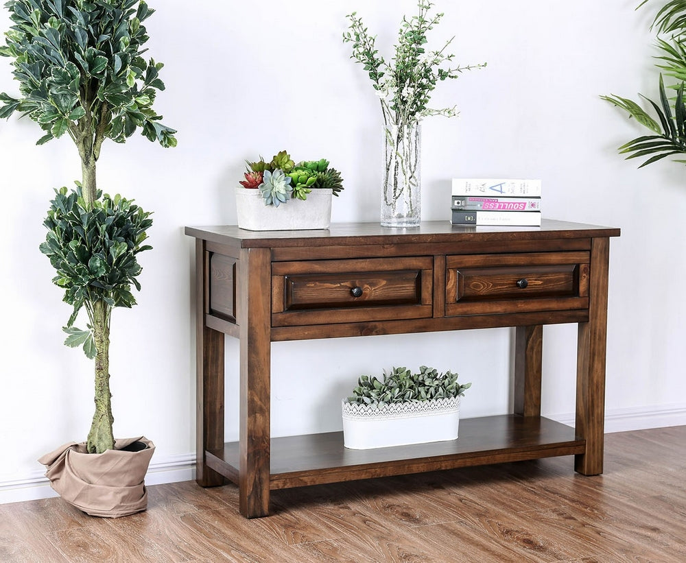 Annabel Walnut Wood Sofa Table