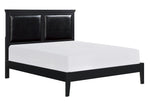 Seabright Black Wood Queen Bed