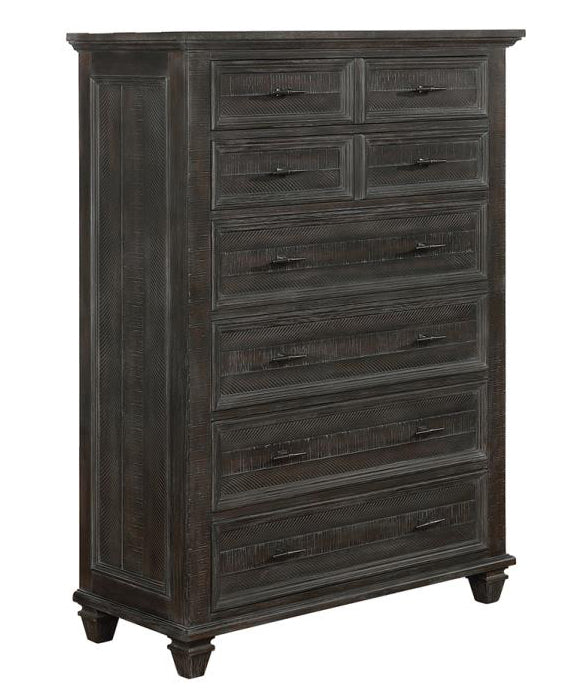 Atascadero Weathered Carbon Wood Chest