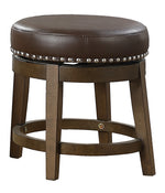 Westby 2 Brown Bi-Cast Vinyl/Wood Stools