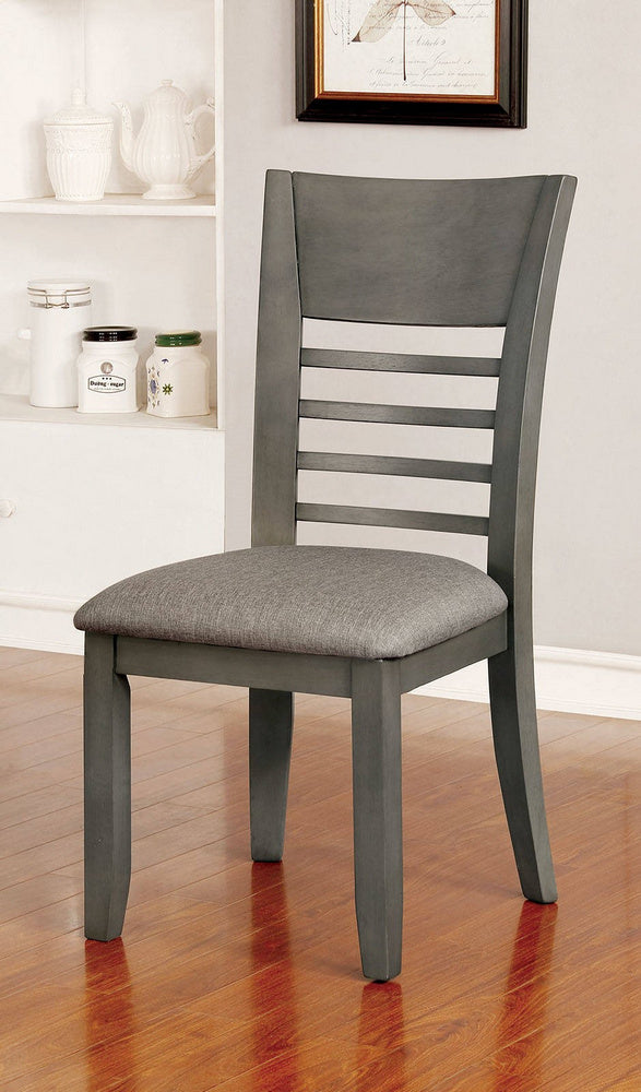 Hillsview 2 Gray Wood/Upholstered Side Chairs