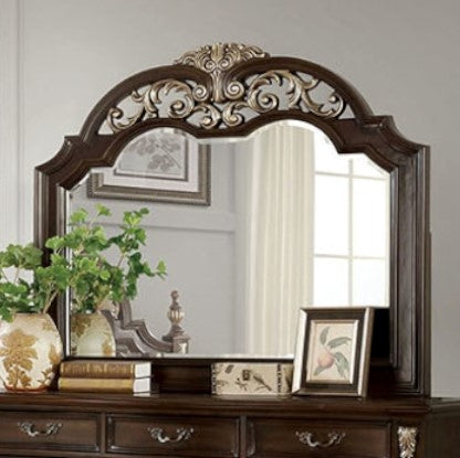 Theodor Brown Cherry Wood Dresser Mirror